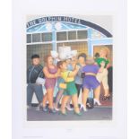 Beryl Cook (1926-2008) 'Hen Night' signed print, stamped DLJ, published by The Alexander Gallery