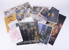 A collection of various memorabilia including Robert Lenkiewicz by New Street Gallery, auction