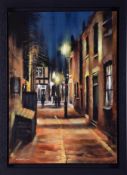Marc Gooderham (born 1977) 'Ezra Street, London, 2020' acrylic on wood panel signed, 40cm x 29cm, in