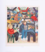 Beryl Cook (1926-2008) 'The Boot Sale' signed limited edition print 256/650, published by The