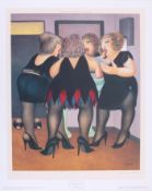 Beryl Cook (1926-2008) 'Getting Ready' signed print, stamped ALF, published by The Alexander Gallery