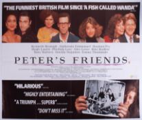 Cinema Poster for the film 'Peter’s Friends' featuring Hugh Laurie. Provenance: The John Welch