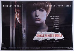 Cinema Poster for the film 'Single White Female' year 1992 featuring Bridget Fonda. Provenance: