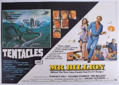 Cinema Poster for the film 'Tentacles & Mr Billion'. Provenance: The John Welch Collection, previous