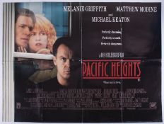 Cinema Poster for the film 'Pacific Heights' featuring Michael Keaton (worn on folds). Provenance: