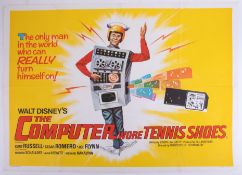 Cinema Poster for the film 'The Computer wore tennis shoes' year 1969. Provenance: The John Welch