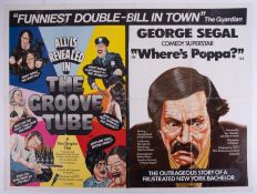 Cinema Poster for the film 'The Groove Tube & Where’s Poppa'. Provenance: The John Welch Collection,