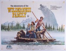 Cinema Poster for the film 'The Adventures of the Wilderness family' year 1977 (tape marks and