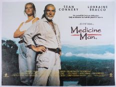 Cinema Poster for the film 'Medicine Man' year 1992 featuring Sean Connery. Provenance: The John