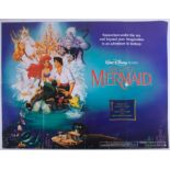 Cinema Poster for the film 'Little Mermaid' year 1989 (hole in one fold). Provenance: The John Welch