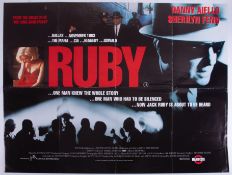 Cinema Poster for the film 'Ruby' year 1992. Provenance: The John Welch Collection, previous owner