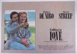 Cinema Poster for the film 'Falling in love' year 1984 featuring Robert de Niro. Provenance: The