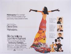 Cinema Poster for the film 'Mahogany' year 1975 featuring Diana Ross. Provenance: The John Welch