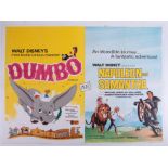 Cinema Poster for the film 'Dumbo & Napoleon and Samantha' year 1941/1972. Provenance: The John