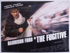 Cinema Poster for the film 'The Fugitive' year 1992 featuring Harrison Ford. Provenance: The John