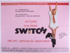 Cinema Poster for the film 'Switch ' year 1990. Provenance: The John Welch Collection, previous