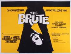 Cinema Poster for the film 'The Brute' year 1977. Provenance: The John Welch Collection, previous