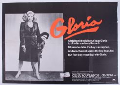 Cinema Poster for the film 'Gloria' year 1980. Provenance: The John Welch Collection, previous owner