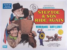 Cinema Poster for the film 'Steptoe and Son Ride Again' year 1973. Provenance: The John Welch
