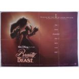 Cinema Poster for the film 'Beauty and the Beast' year 1991. Provenance: The John Welch