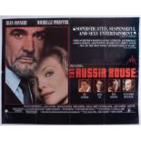 Cinema Poster for the film 'The Russia House' year 1990 featuring Sean Connery & Michelle