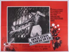 Cinema Poster for the film 'Operation Undercover'. Provenance: The John Welch Collection, previous
