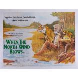 Cinema Poster for the film 'When the North Wind Blows' year 1970. Provenance: The John Welch