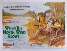 Cinema Poster for the film 'When the North Wind Blows' year 1970. Provenance: The John Welch