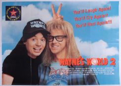 Cinema Poster for the film 'Wayne’s World 2' year 1993. Provenance: The John Welch Collection,