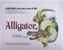 Cinema Poster for the film 'Alligator' year 1981. Provenance: The John Welch Collection, previous