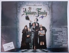 Cinema Poster for the film 'Addams Family' year 1991 (tear in centre fold). Provenance: The John