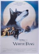 Cinema Poster for the film 'White Fang' year 1991. Provenance: The John Welch Collection, previous