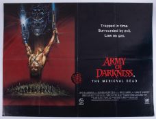 Cinema Poster for the film 'Army of Darkness Medieval Dead' year 1992. Provenance: The John Welch