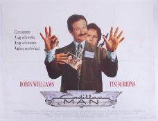 Cinema Poster for the film 'Cadillac Man' year 1990 featuring Robin Williams. Provenance: The John