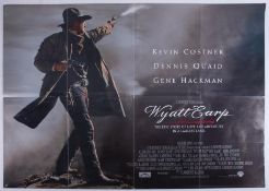 Cinema Poster for the film 'Wyatt Earp' year 1994 featuring Kevon Costner. Provenance: The John