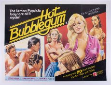 Cinema Poster for the film 'Hot Bubblegum' year 1981. Provenance: The John Welch Collection,