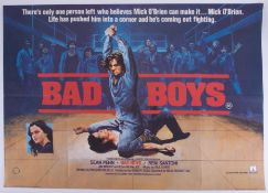 Cinema Poster for the film 'Bad Boys' year 1983 featuring Sean Penn. Provenance: The John Welch