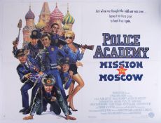 Cinema Poster for the film 'Police Academy Mission to Moscow' year 2007. Provenance: The John