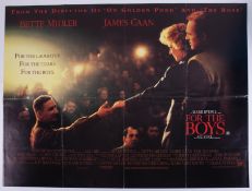 Cinema Poster for the film 'For the Boys' year 1991 featuring Bette Midler & James Caan. Provenance: