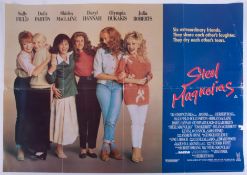 Cinema Poster for the film 'Steel Magnolias' year 1989 featuring Julia Roberts (two tears).