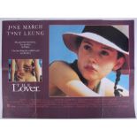 Cinema Poster for the film 'The Lover' year 1992 featuring Jane March. Provenance: The John Welch