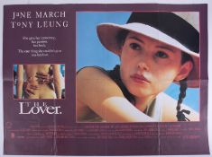 Cinema Poster for the film 'The Lover' year 1992 featuring Jane March. Provenance: The John Welch