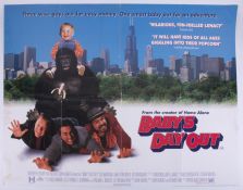 Cinema Poster for the film 'Baby’s Day Out' year 1994 (worn on the folds). Provenance: The John