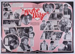 Cinema Poster for the film 'Maybe Baby comic book'. Provenance: The John Welch Collection,