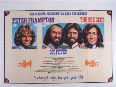 Cinema Poster for the film 'Sgt Pepper’s Lonely Heart' year 1978 featuring Bee Gees music (tears