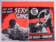 Cinema posters, large collection of X-RATED, damage including water marks and tape marks (11).