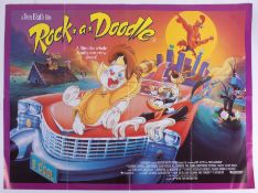 Cinema Poster for the film 'Rockadoodle' year 1990. Provenance: The John Welch Collection,