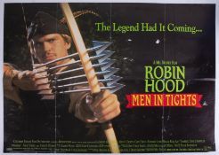Cinema Poster for the film 'Robin Hood Men in Tights' year 1993 (tape marks). Provenance: The John