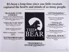 Cinema Poster for the film 'The Bear' year 1989. Provenance: The John Welch Collection, previous