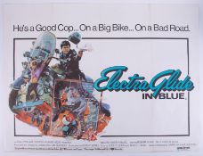 Cinema Poster for the film 'Electra Glide in Blue' year 1973. Provenance: The John Welch Collection,